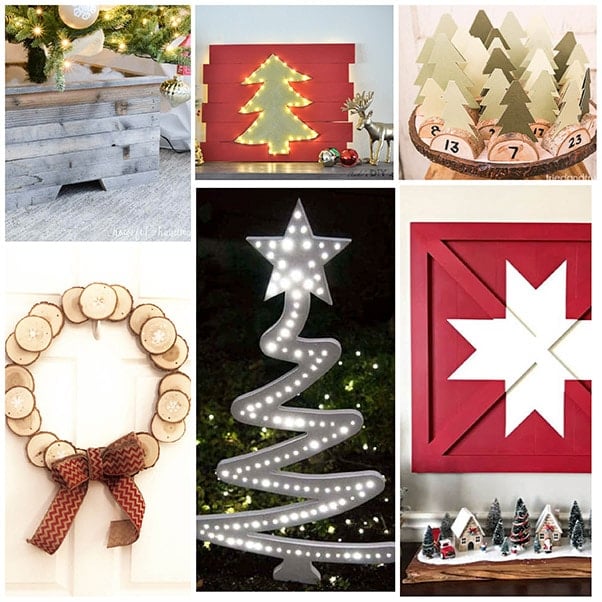 Easy DIY wood Christmas decorations and ideas to help inspire and motivate you to decorate your home with handmade projects.
