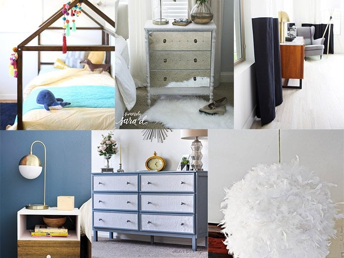 Collage of Ikea hacks