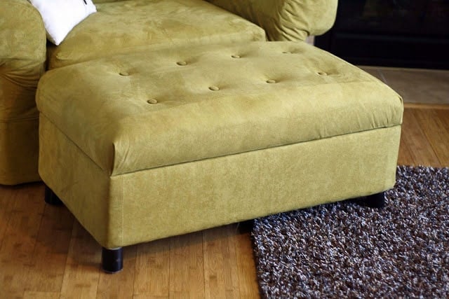 Recovering a storage ottoman