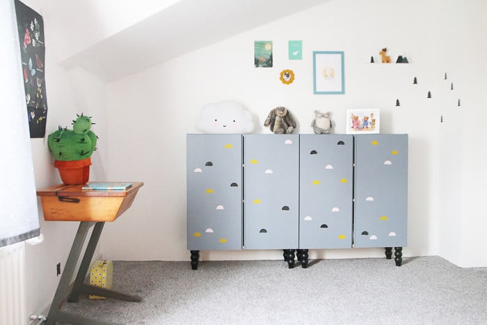 Ikea Ivar hack for kids room