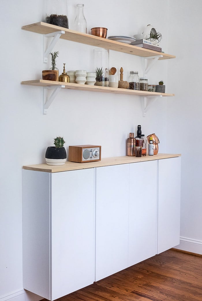 Minimalistic Ikea Ivar Cabinet makeover