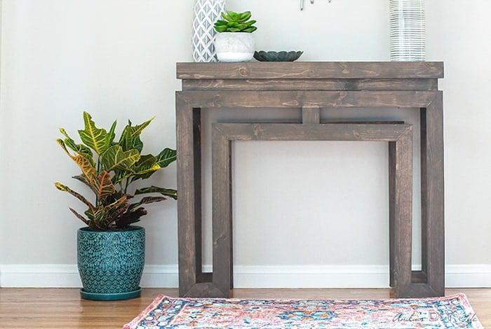 DIY console table based on Ballard designs.