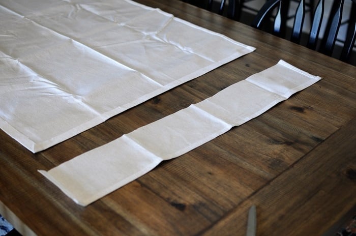 Drop cloth needed to make the rod pocket