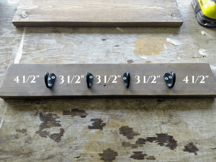 DIY Entryway Shelf with Hooks