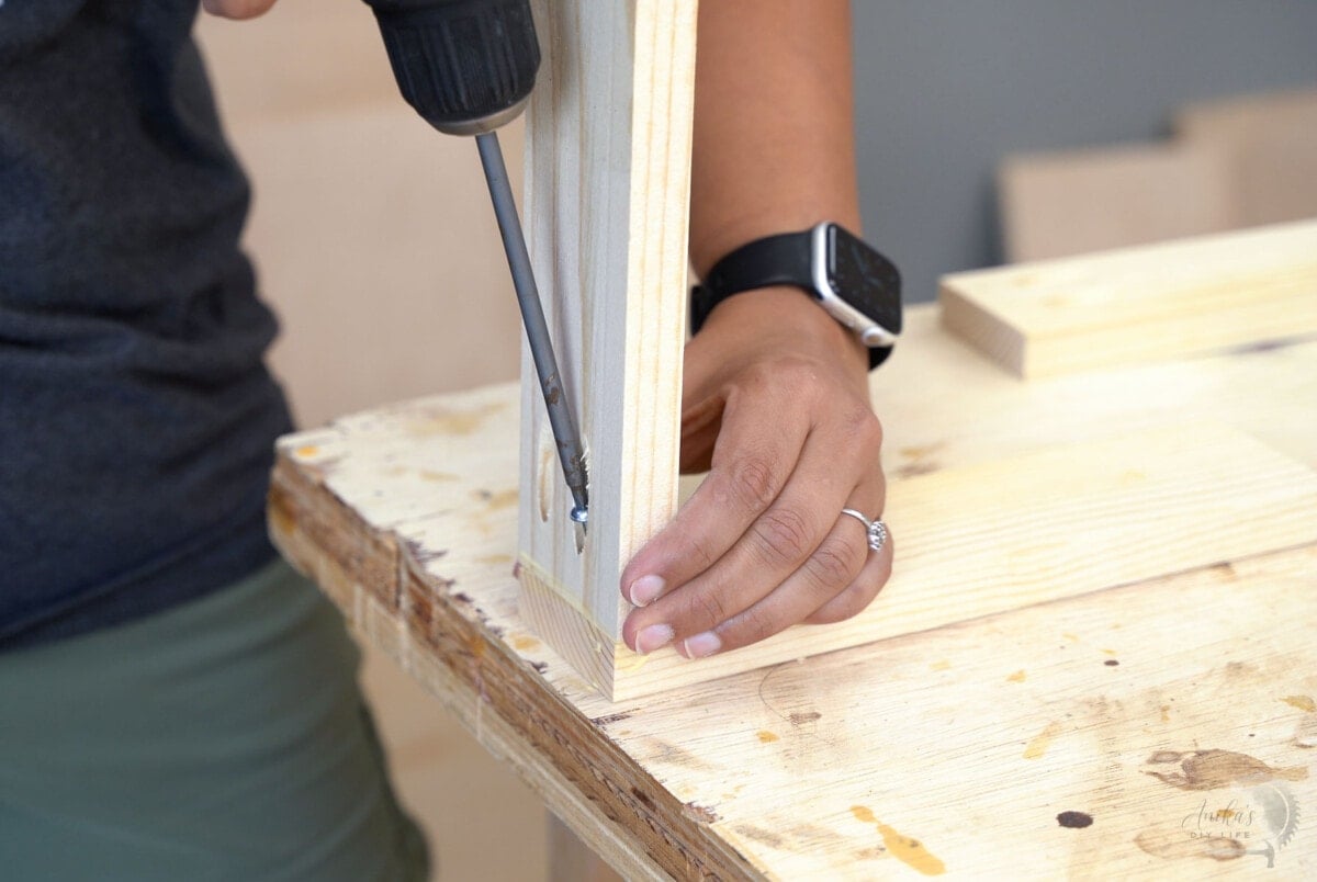 Attaching boards using pocket hole screws