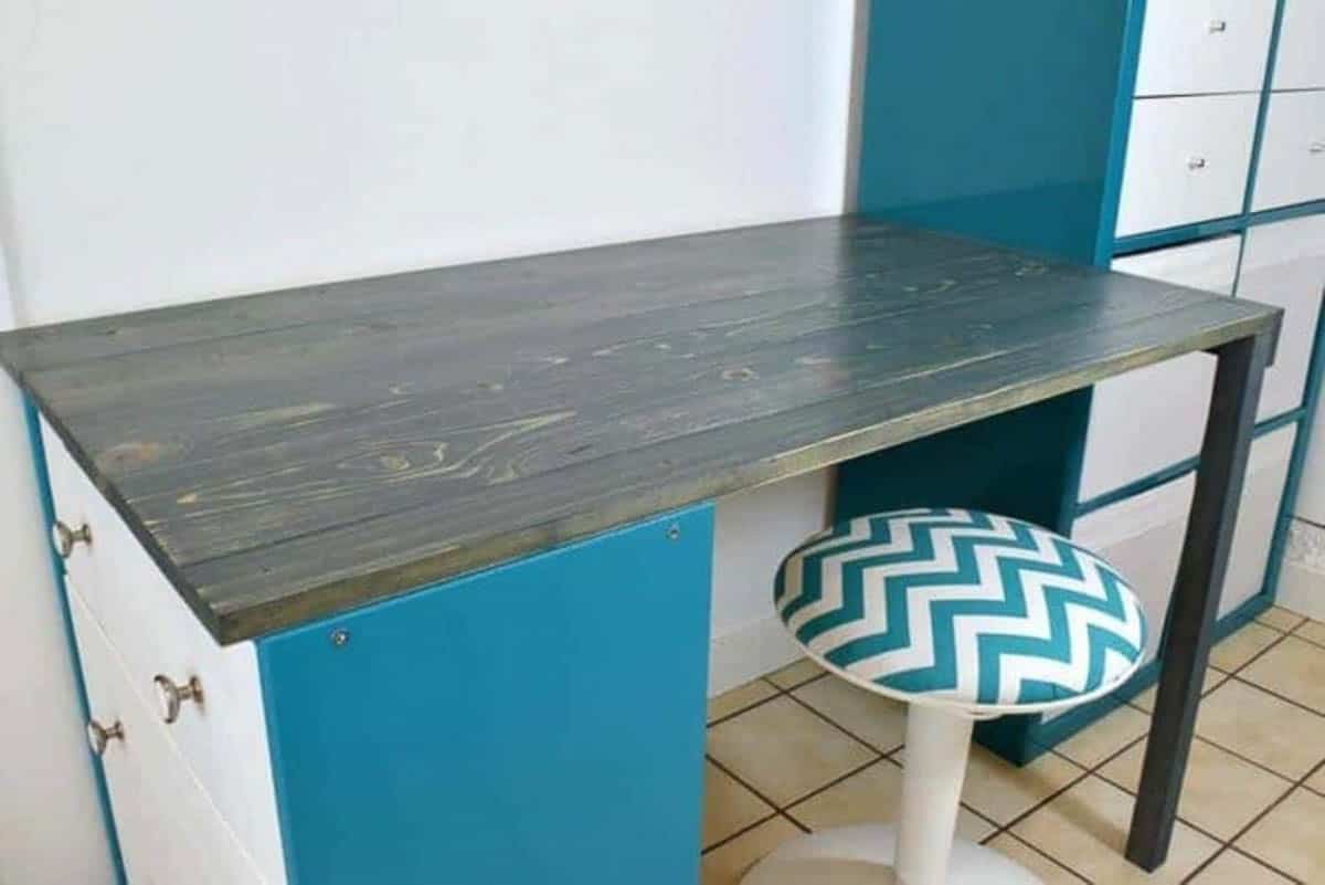 Ikea Rast as base for a desk