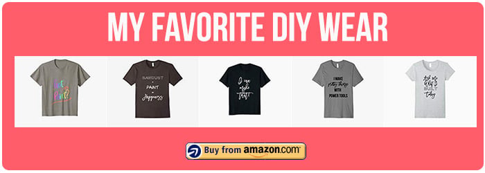 DIY related T-shirts on Amazon