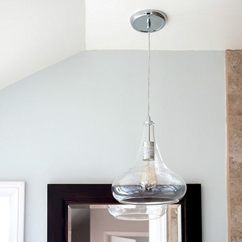 Learn how to easily convert recessed light to pendant light with this step by step tutorial. This is a 5 minute update to convert canned lights to pendant.