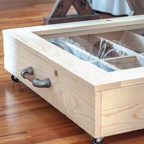 DIY under bed shoe organizer