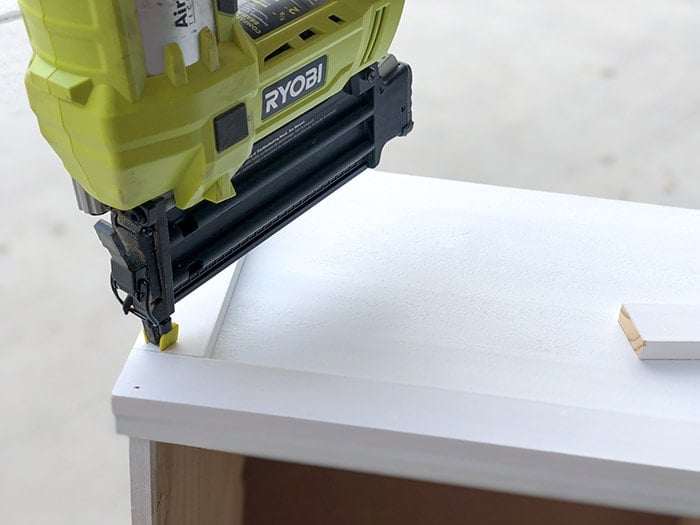 Attaching trim to Ikea Rast dresser