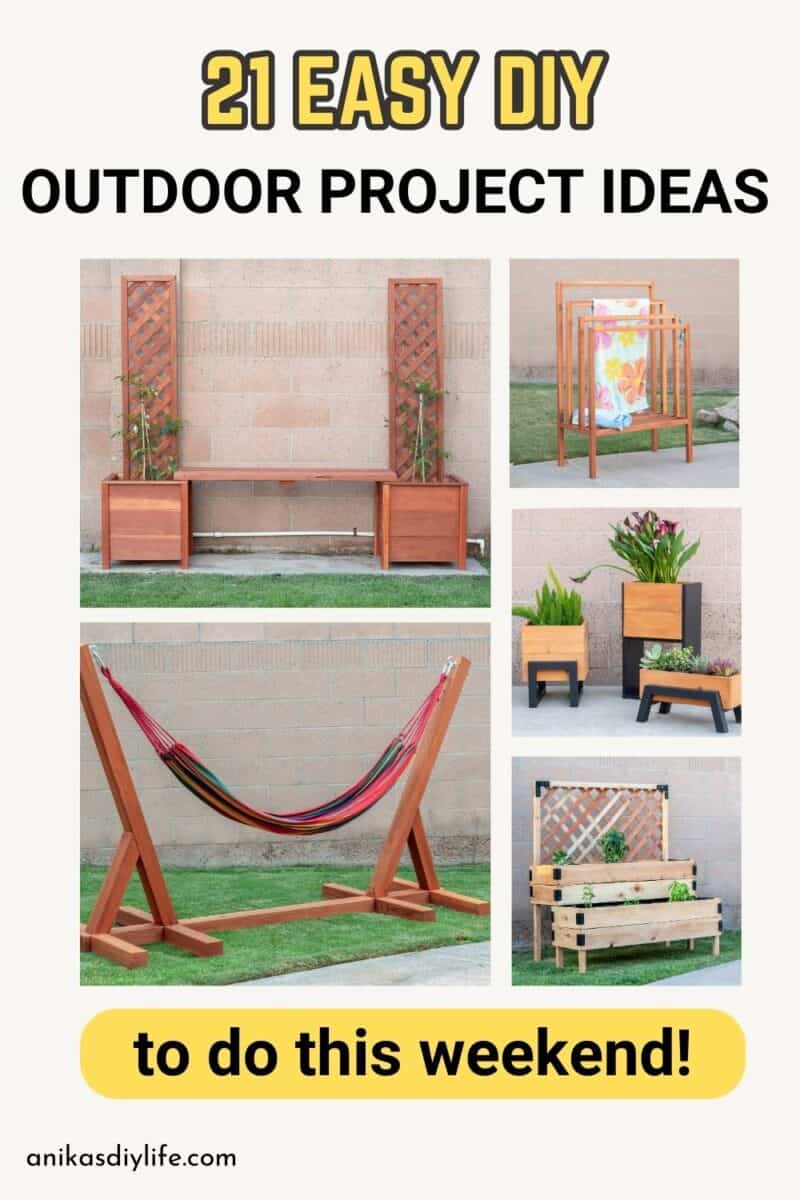 21 Easy DIY Outdoor Projects for Your Weekend