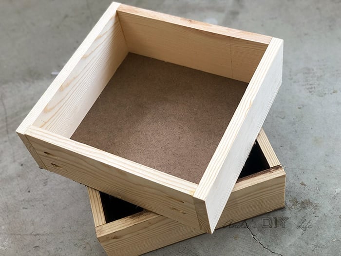 DIY drawers for nightstand