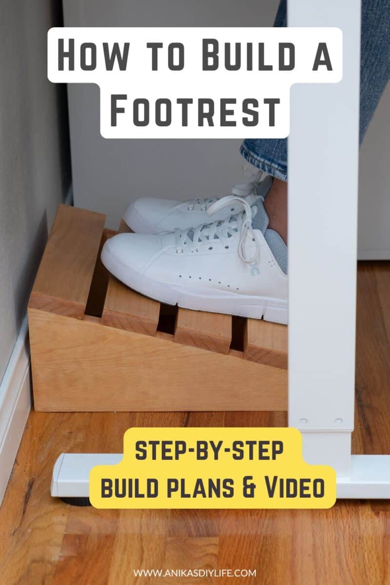 How to Build a Wooden DIY Foot Rest