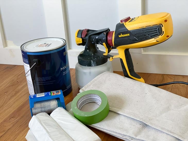materials for painting a board and batten wall