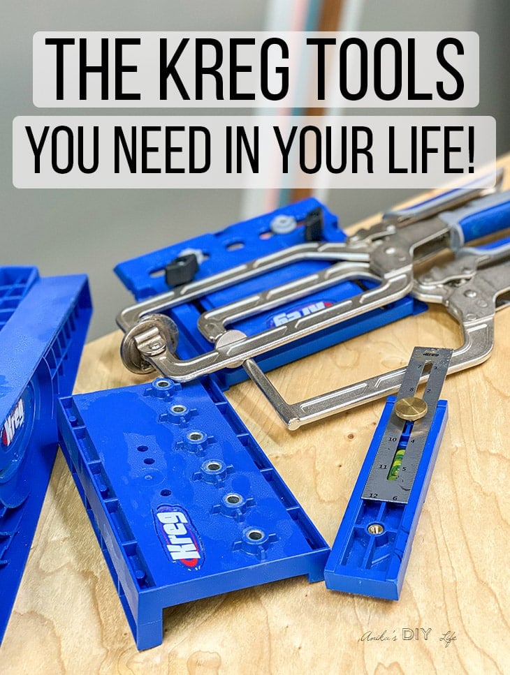 collection of the best Kreg tools for woodworkers with text overlay