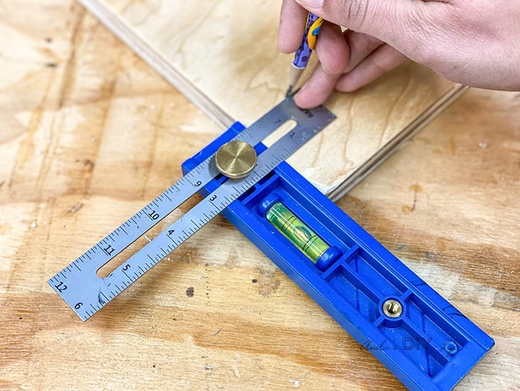 Using Kreg Multi mark tool to measure