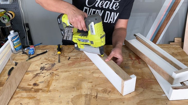 attaching sides to the ramps
