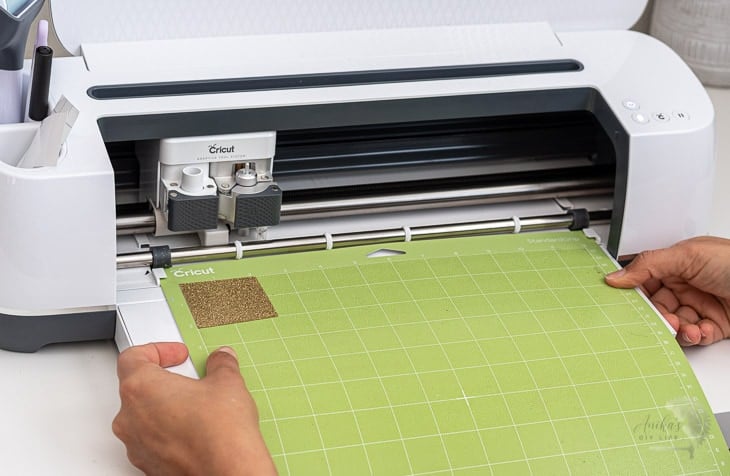 cutting iron vinyl to make a custom backpack
