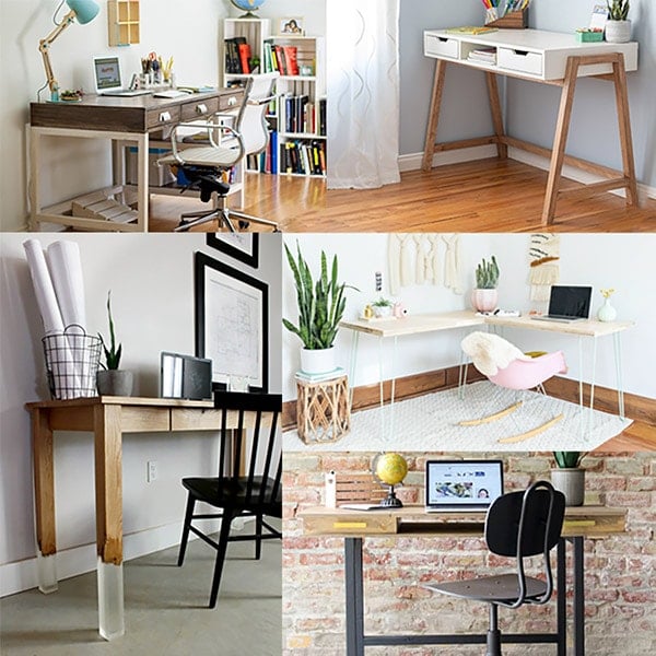 These easy DIY desk ideas are beginner-friendly, stylish and can be made at a fraction of the cost of higher-end versions. Create your perfect home office!
