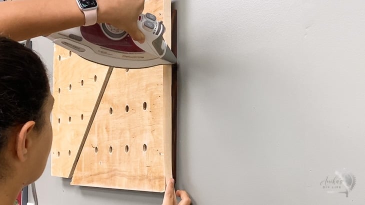 Applying Edge banding to plywood