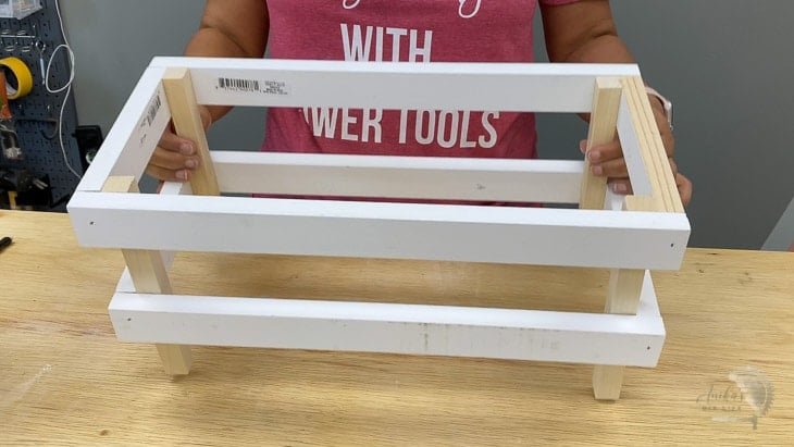 Building a yoga mat organizer for the closet