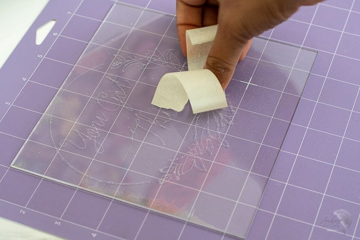 Cleaning up the engraved plexiglass