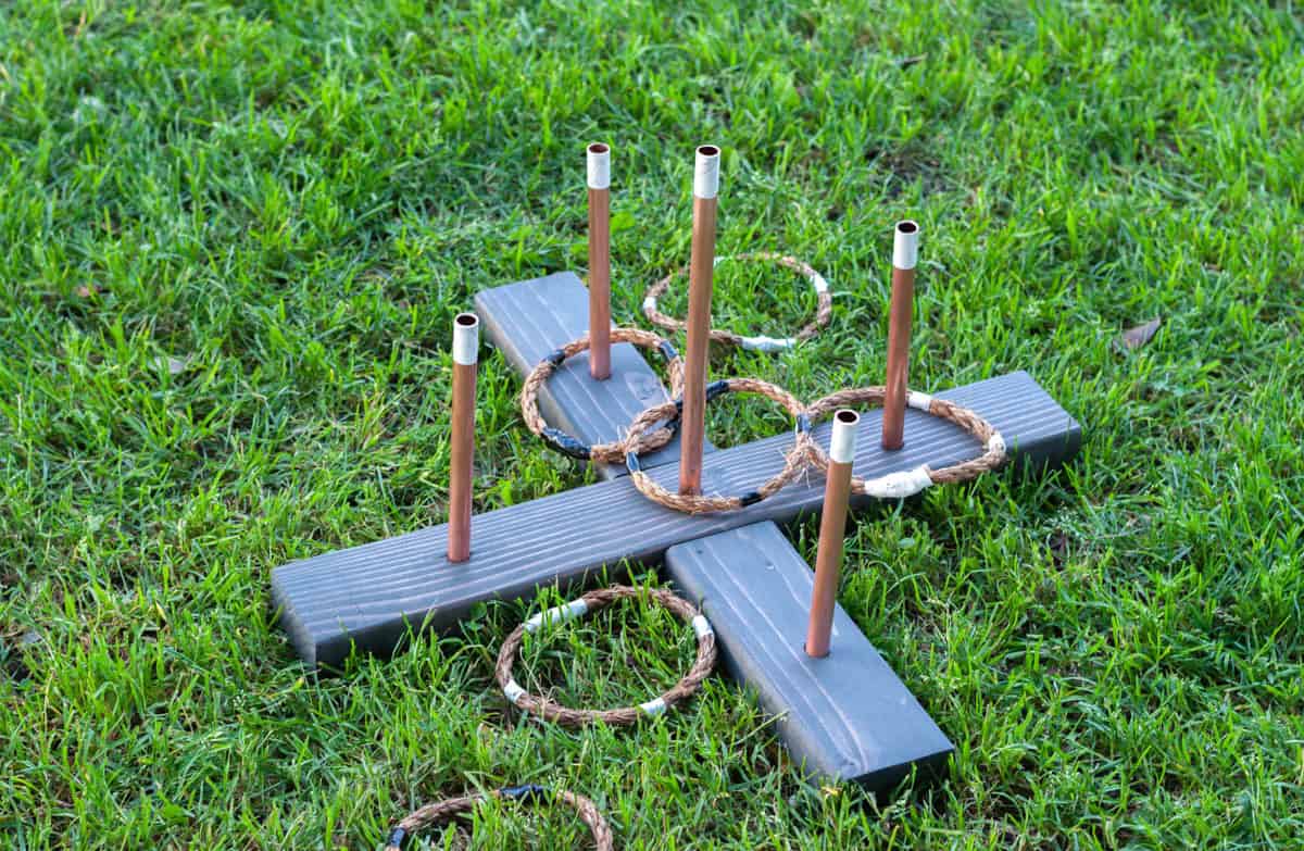 DIY gifts for kids ring toss game