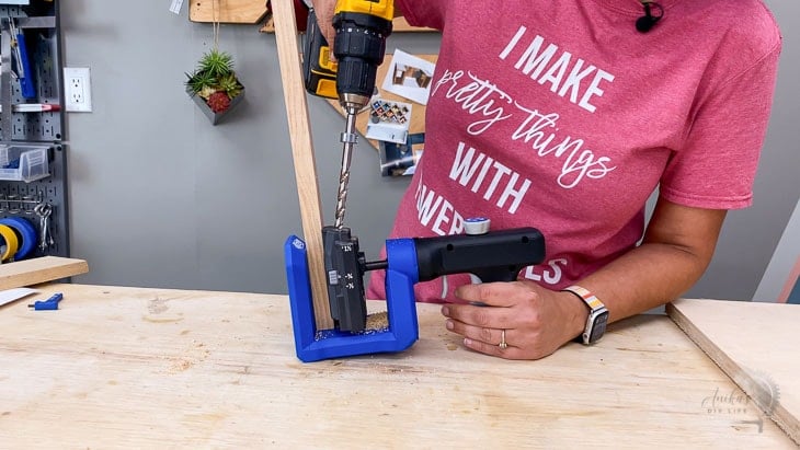 Making pocket holes using Kreg 520