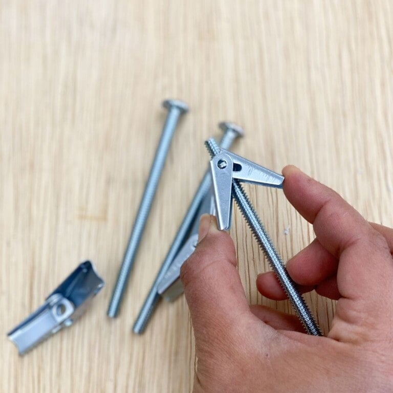 Toggle bolts are the strongest way to anchor heavy items to hollow walls. Learn how to install toggle bolts correctly and easily.