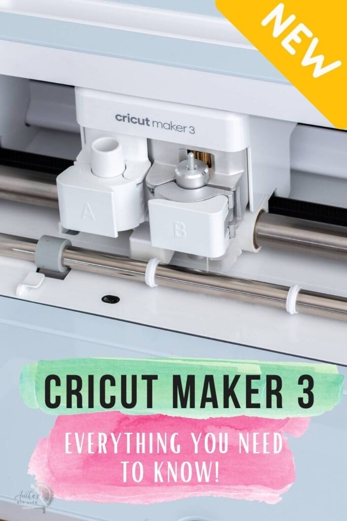 Inside of Cricut Maker 3 with text overlay