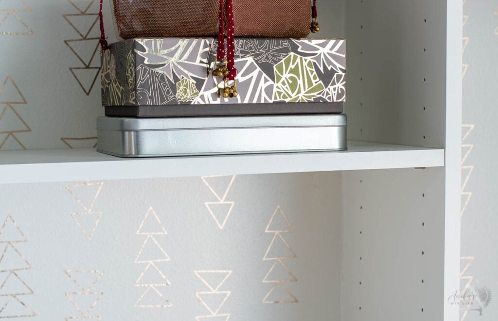 close up of wall with vinyl decals