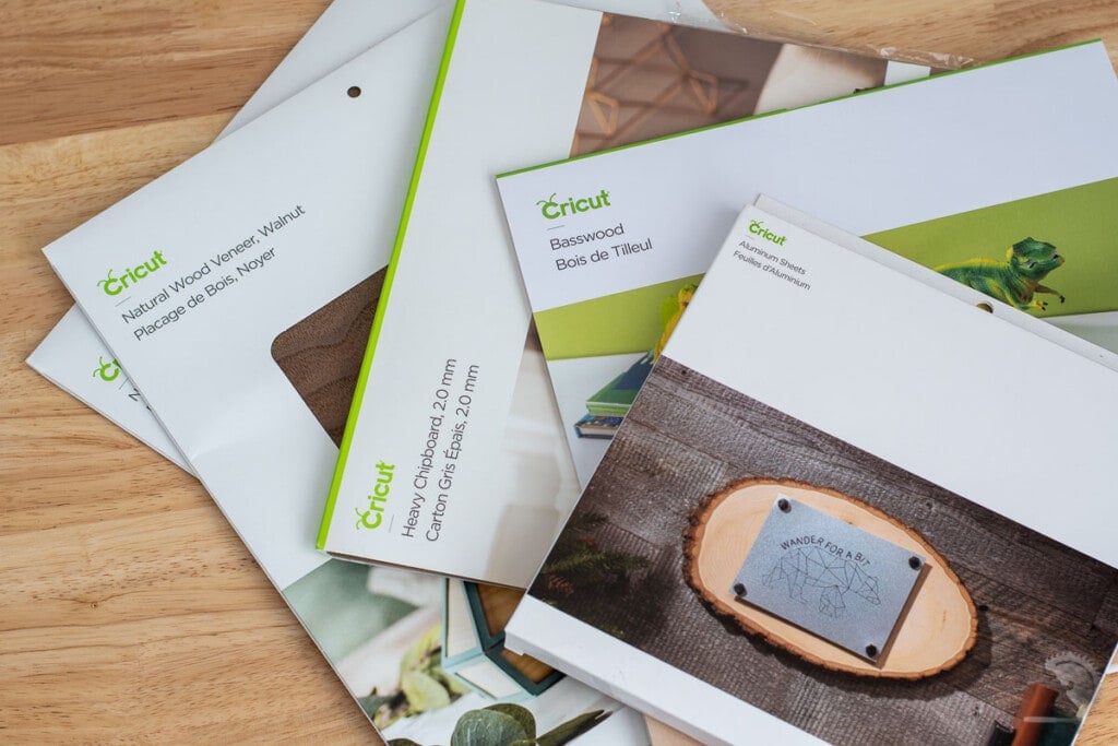 special Cricut Maker material on a table