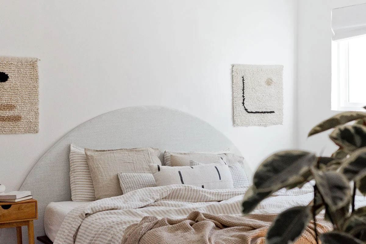 Half circle headboard project