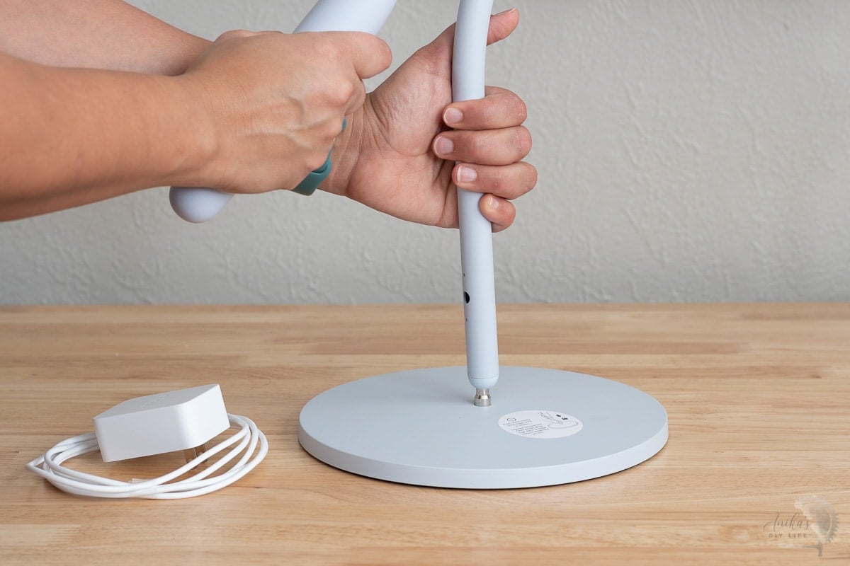 assembling the Cricut Bright 360