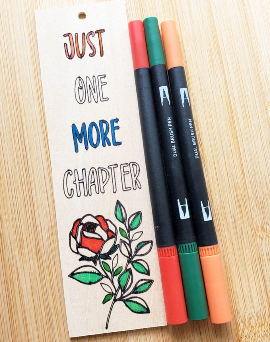 Cricut wood project idea making a bookmark