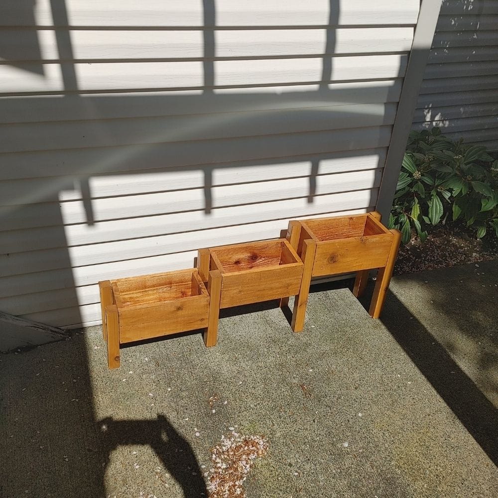 tiered planter box reader project