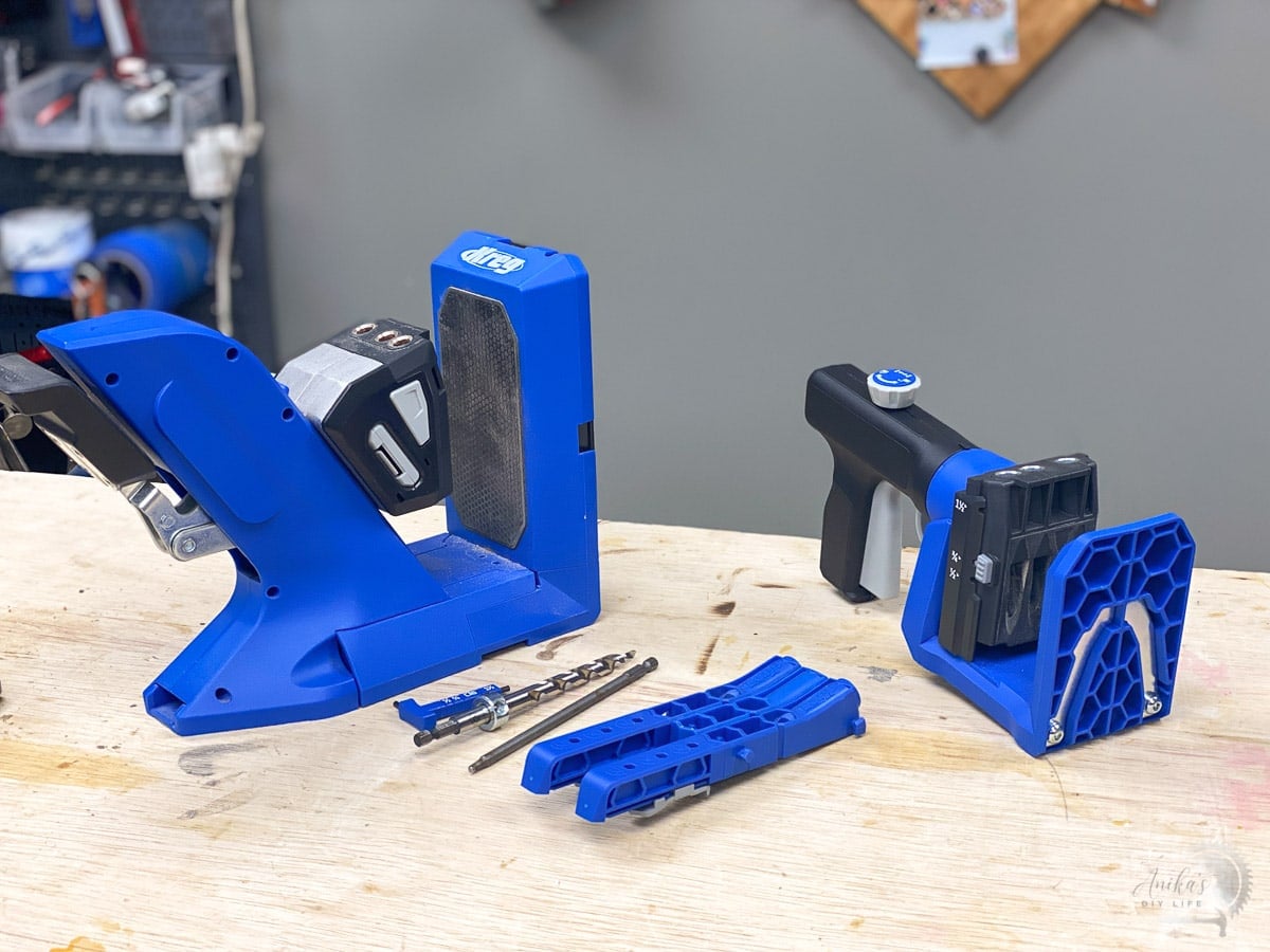 Kreg320, Kreg520 and Kreg720 on workbench