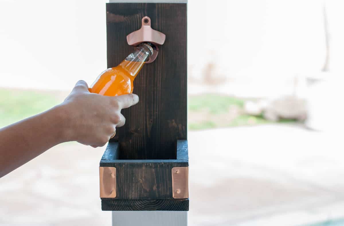 Wood bottle opener DIY gift for him