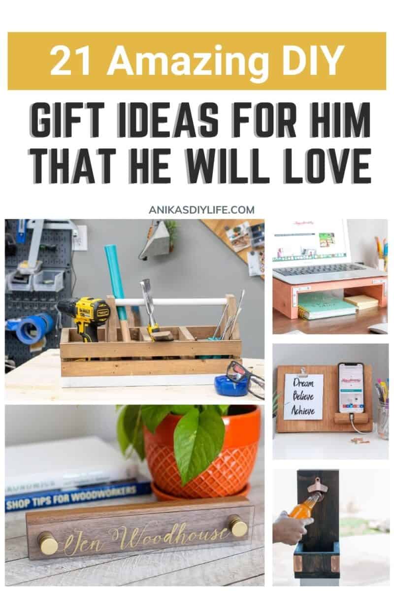 21 Easy DIY Wood Gifts for Him (Last-Minute Ideas)