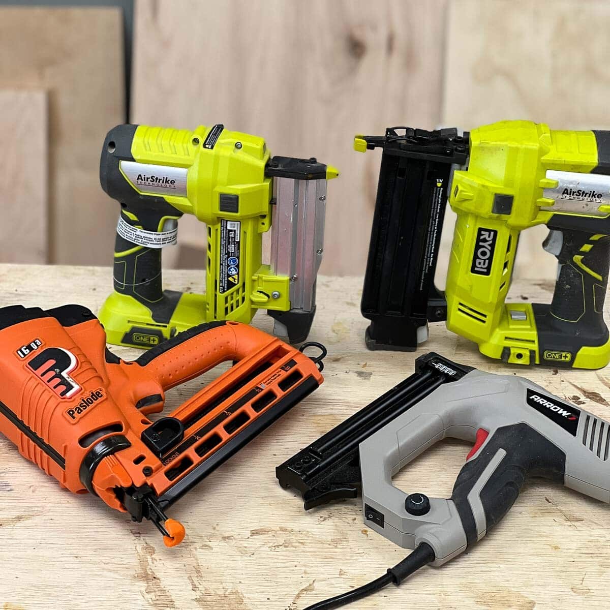 Learn everything you need to know about the different types of nail guns, different gauges, how to use a nail gun, and which one is right for you.