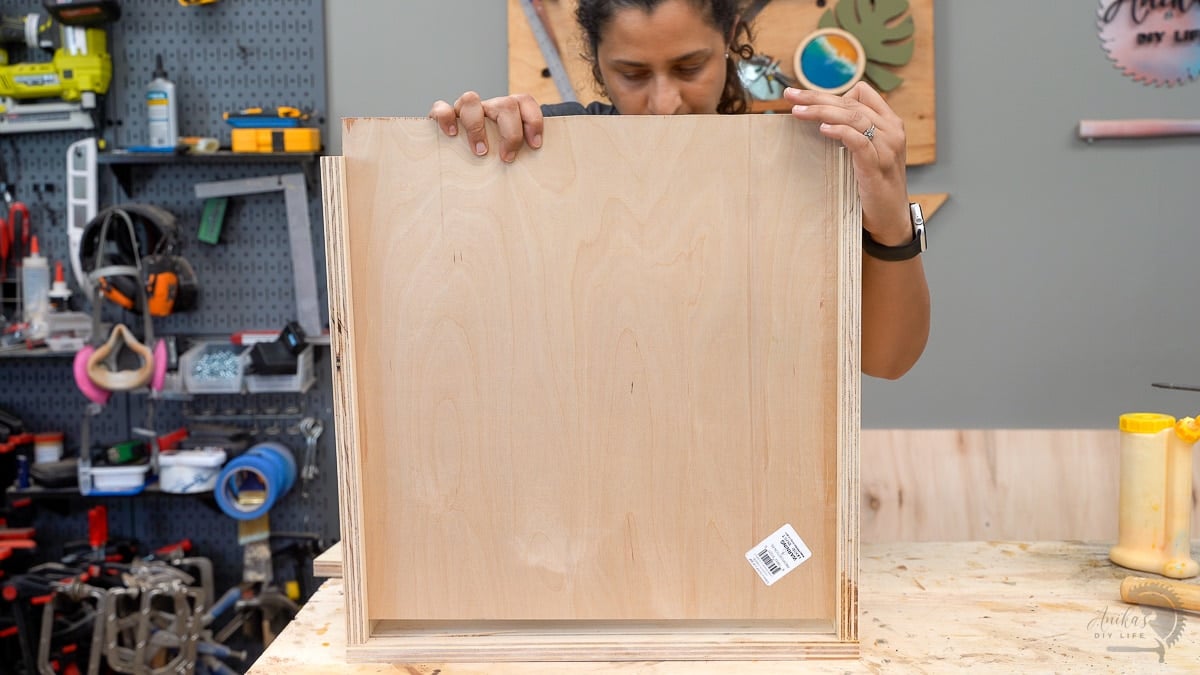 woman building drawer