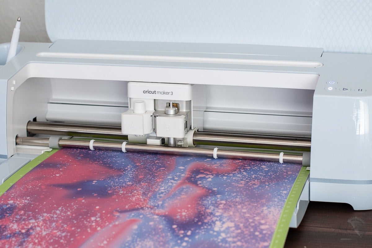 Cricut machine cutting infusible ink