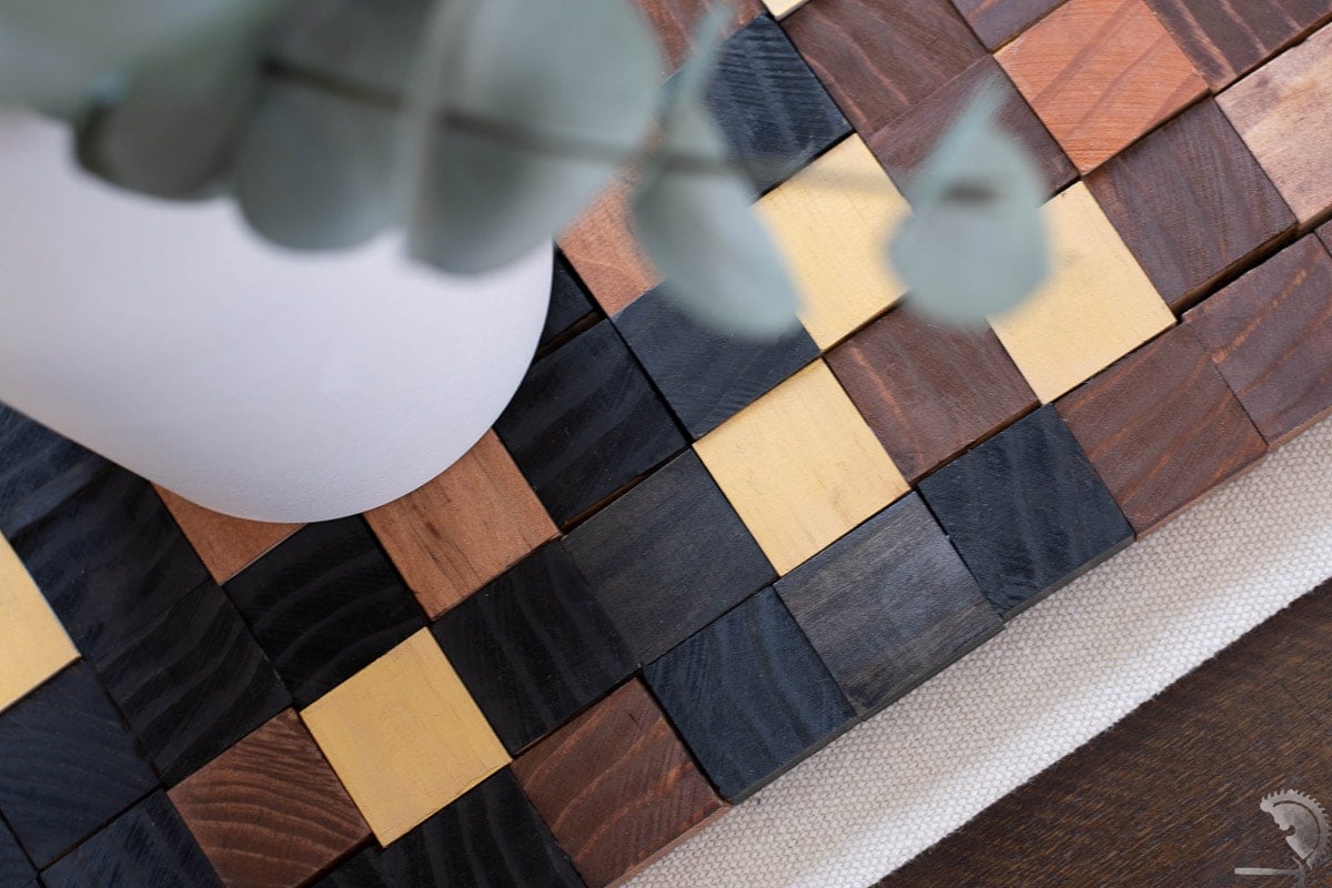 close up of table runner