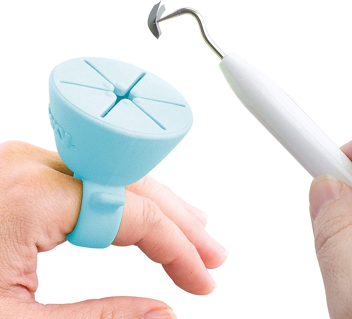 blue weed scrap collector ring