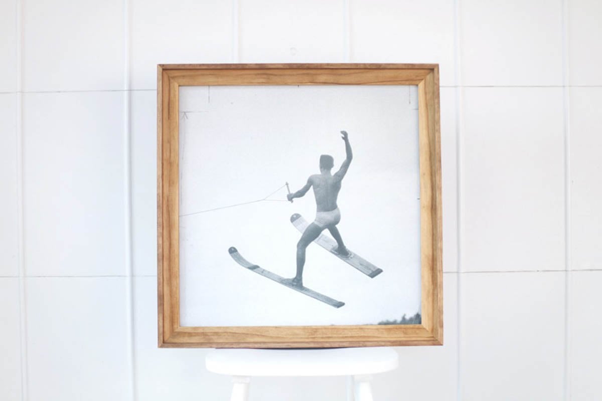 DIY picture frame made without power tools