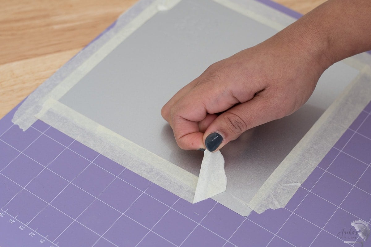 Removing the engraved design from the Cricut Maker