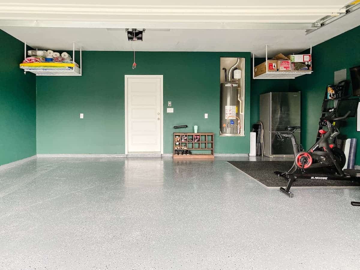 DIY epoxy garage floor