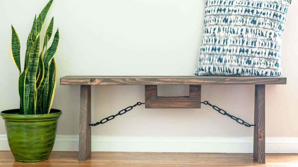 DIY industrial bench