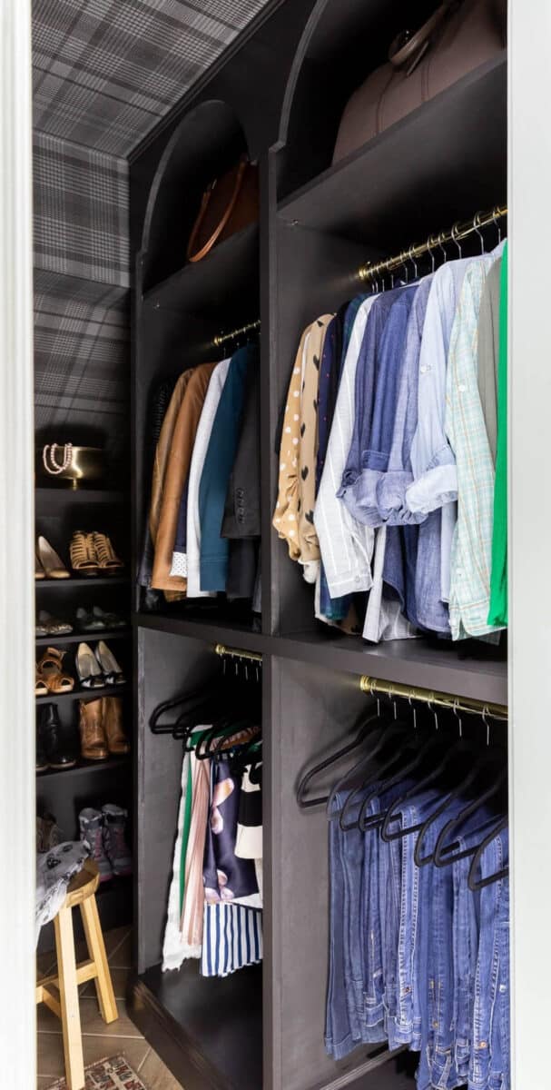 Custom closet organizer