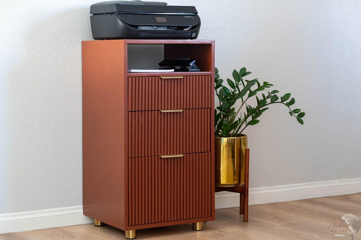DIY file cabinet and printer stand